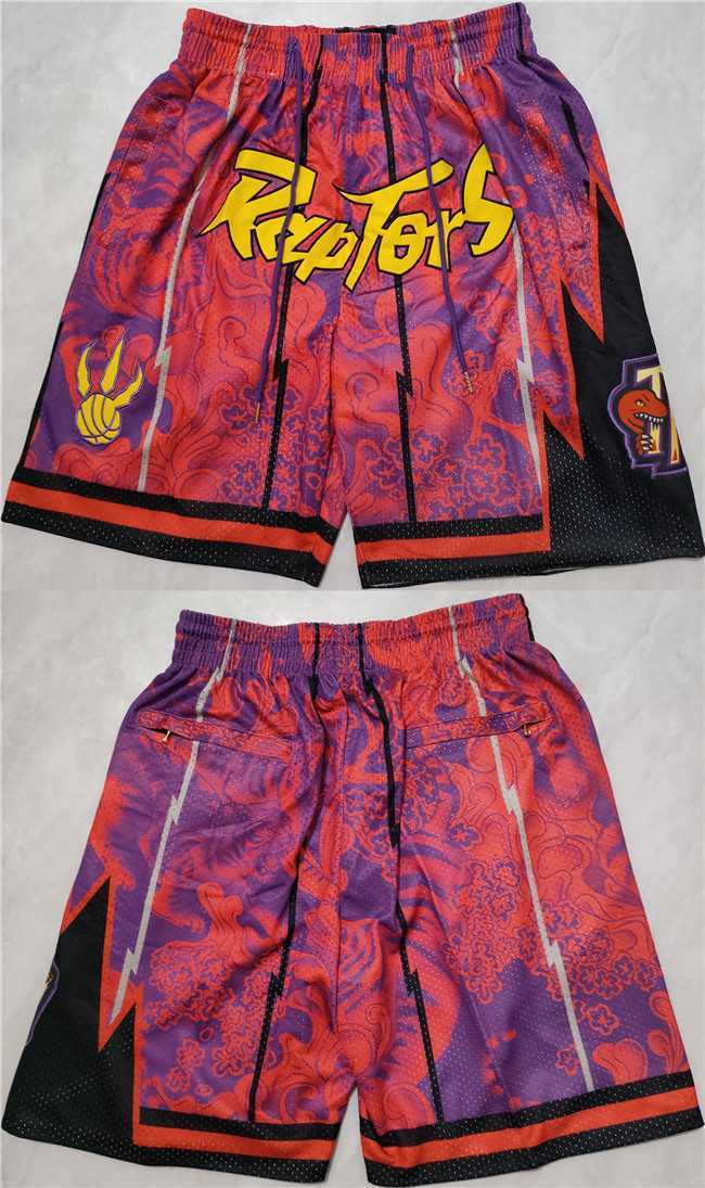 Men%27s Toronto Raptors Red Mitchell&Ness Shorts (Run Small)->boston celtics->NBA Jersey